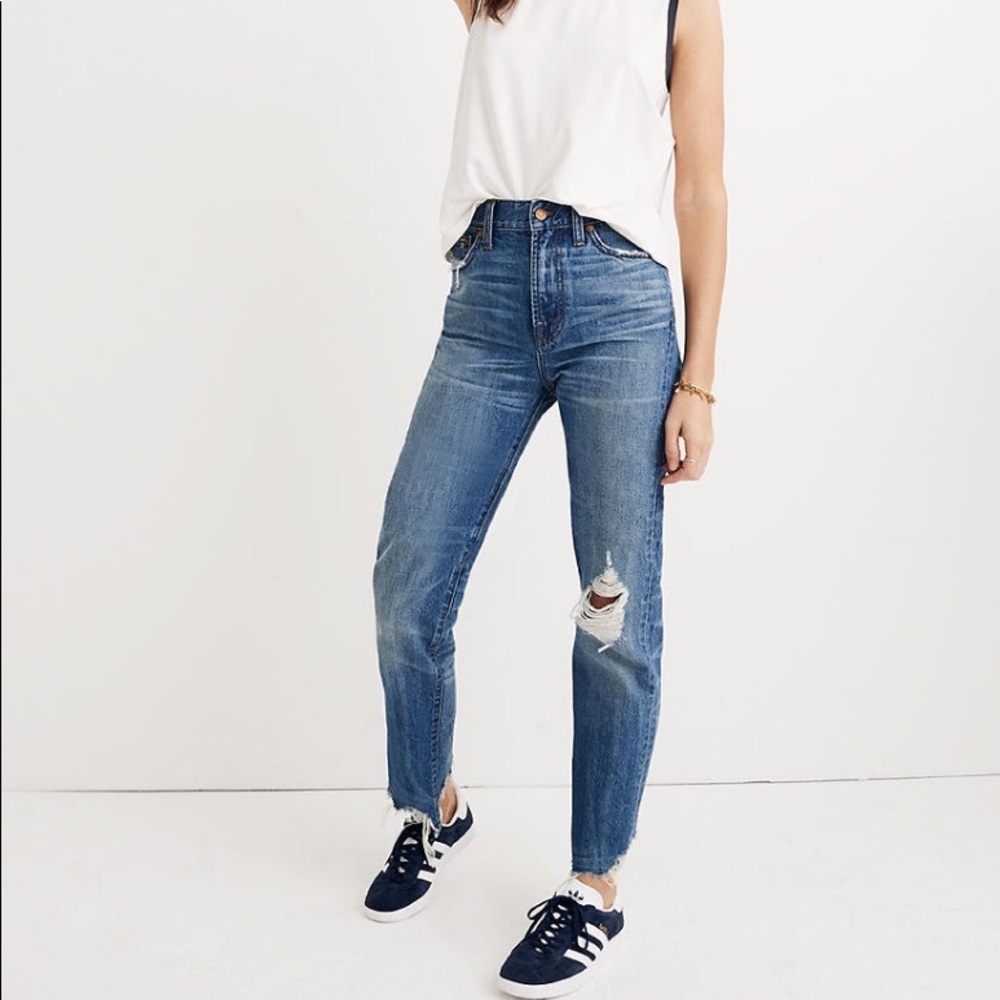 NWT Madewell The Perfect Summer Jean Destroyed